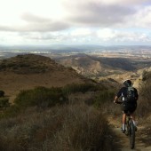 Intermediate Mountain Bike Ride from Irvine to Limestone Canyon